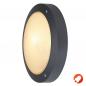 Preview: SLV 229075 BULAN Außen Wandleuchte rund, anthrazit satiniertes Glas